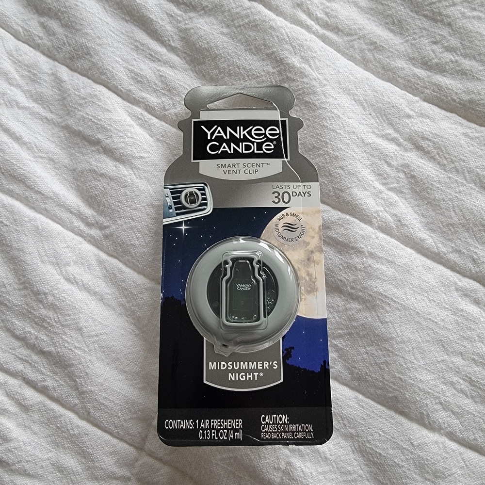 BOGO Brand New Yankee Candle Car Vent Clip Midsummer's Night
